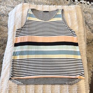 Staccato Black and White Tank Top